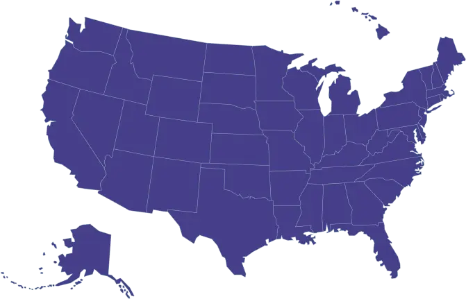Nationwide coverage map